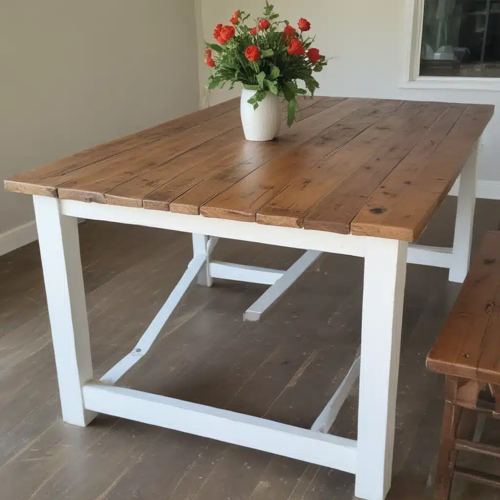 Build Your Own Farmhouse Table from Reclaimed Wood