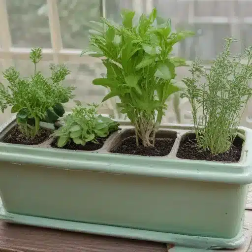 Creating an Indoor Herb Garden with Upcycled Containers
