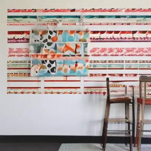 Make Budget-Friendly Wall Decor from Washi Tape