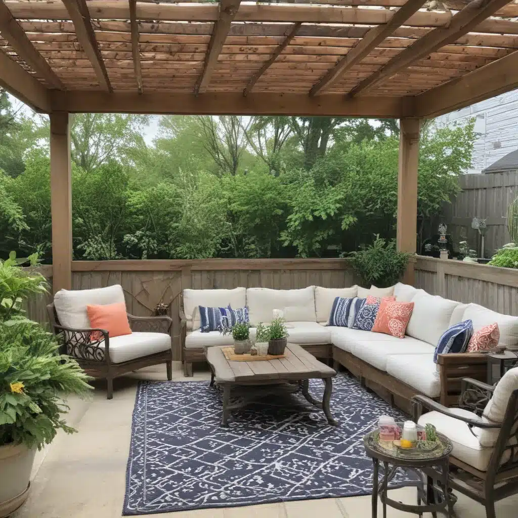 Outdoor Living Space Makeover on a Budget