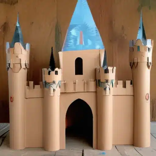 Upcycle Cardboard into a Castle
